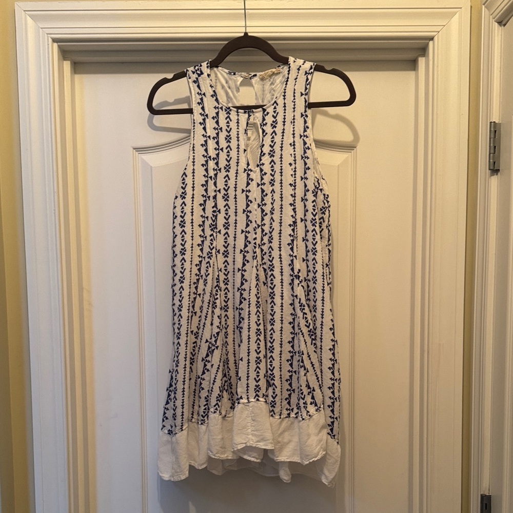 Altard State, size small Blue and White Sleeveless dress